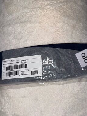 ALO Yoga Navy Blue Logo Headband